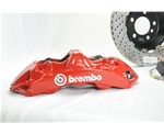 本田雅閣改裝BREMBO卡宴版6活塞剎車(chē)卡鉗意大利原裝進(jìn)口